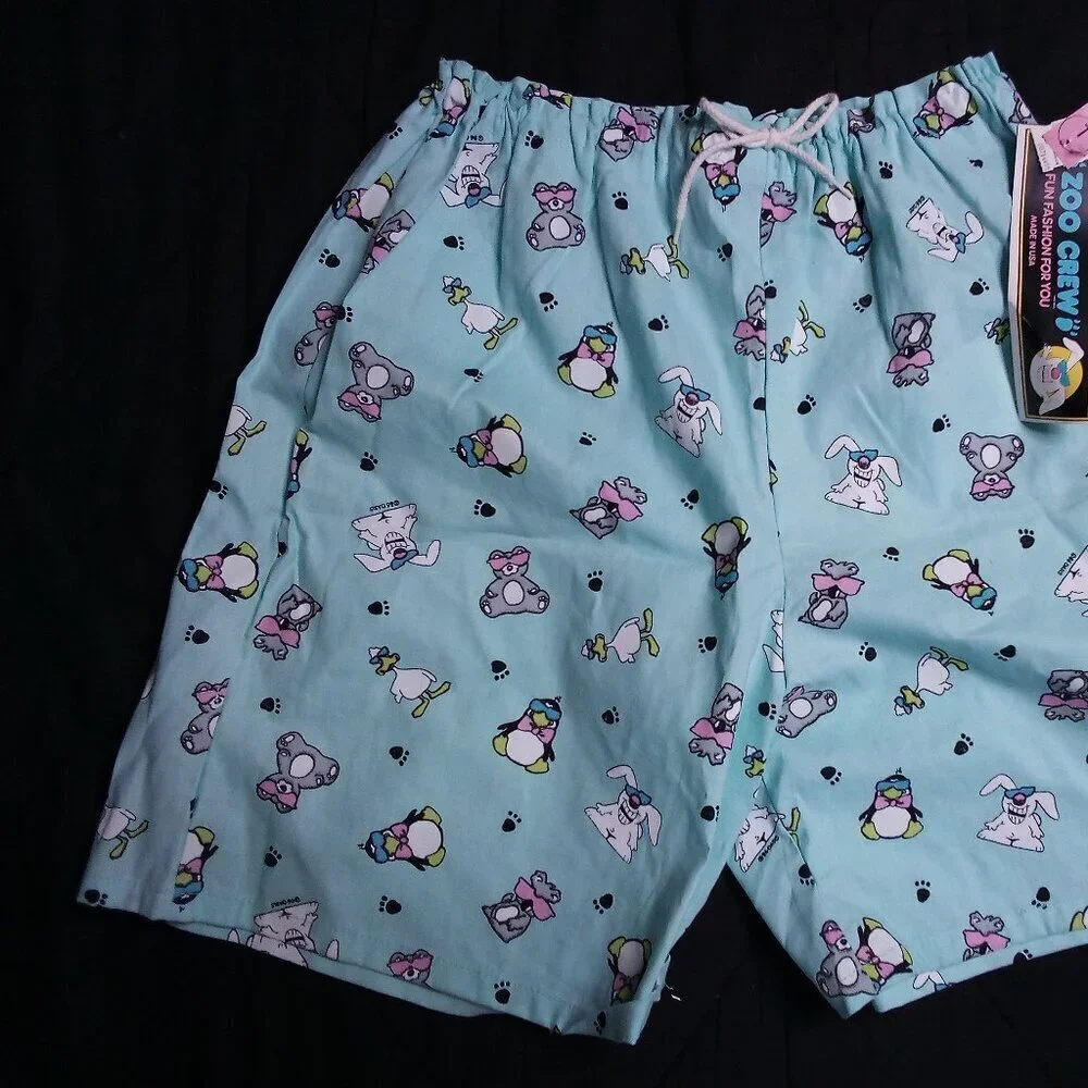 NWT Deadstock Vintage 80s Zoo Crew Shorts